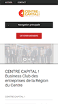 Mobile Screenshot of centrecapital.be